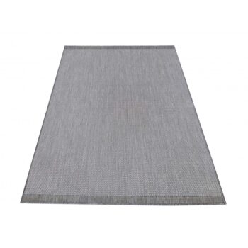 Jednoduchý a elegantný sivý hladký koberec pre všetranné využitie Šírka: 80 cm | Dĺžka: 150 cm