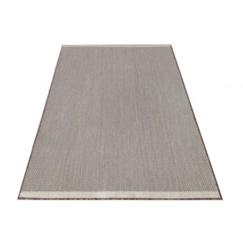 Jednoduchý a praktický hladký koberec hnedej farby Šírka: 80 cm | Dĺžka: 150 cm