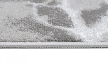 Jednoduchý moderný koberec sivej farby s bielym motívom Šírka: 160 cm | Dĺžka: 230 cm