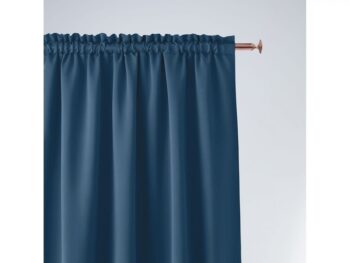 Jednofarebný záves tmavo modrej farby dark blue 140 x 260 cm