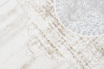Jemný krémový koberec s ornamentmi Šírka: 120 cm | Dĺžka: 170 cm