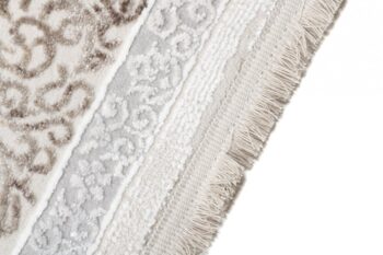 Jemný krémový koberec s ornamentmi Šírka: 80 cm | Dĺžka: 150 cm