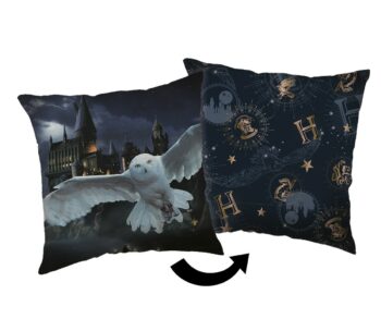 Jerry Fabrics Vankúš Harry Potter Hogwarts, 40 x 40 cm