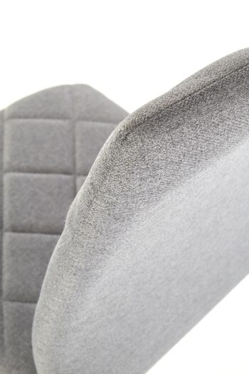 HALMAR K309 jedálenská stolička svetlosivá / chróm – Obrázok 4