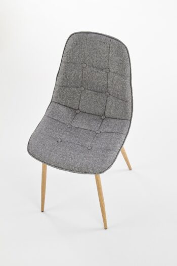 HALMAR K316 jedálenská stolička sivá / dub medový - Image 6