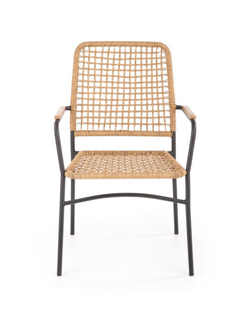 Vychutnávajte si oddych na čerstvom vzduchu u Vás v záhrade, na terase či balkóne so záhradnou stoličkou K457. Materiál použitý na výrobu jej sedadla aj operadla je umelý ratan v krásnom prírodnom prevedení. Umelý ratan je odolný voči poveternostným podmienkam a ľahko sa udržiava. Stabilná…