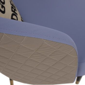 Dizajnové kreslo Kalila v kombinácii farieb fialová, béžová a čierna je skvelou voľbou pre tých, ktorí hľadajú moderný a štýlový doplnok do interiéru. Toto klasické kreslo od značky KONDELA ponúka nielen estetický vzhľad, ale aj pohodlie a funkčnosť.