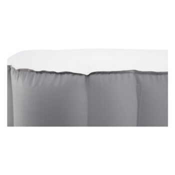 KAMINO NEW TYP 3: Nafukovacia vírivka (jacuzzi) Kamino New Typ 3 - sivá / biela; materiál: laminované PVC; rozmery (ŠxHxV): 154x154x65 cm.
