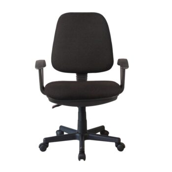 Klasická kancelárska stolička COLBY NEW nás presviedča o tom, že v jednoduchosti je krása. Rozmery stoličky sú (ŠxHxV): 60x52x90-100 cm. Nastaviteľná výška sedu je v rozpätí 44-56 cm. Je vyrobená z kvalitného plastu a látky v čiernej farbe. Stabilitu zabezpečuje päťcípa ružica s kolieskami. Výhodou…