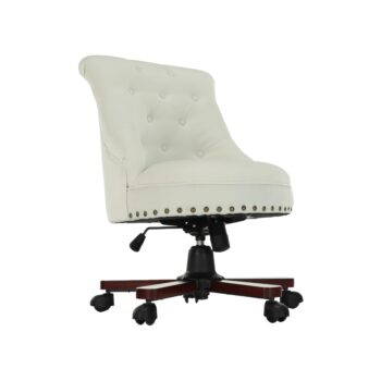 Netradičné kancelárske kreslo ARZU pôsobí veľmi luxusne a moderne. Rozmery kresla sú (ŠxHxV): 56x67x89-97 cm. Výhodou je tiež nastaviteľná výška sedu v rozpätí 45-53 cm. Hĺbka sedu je 47 cm a šírka sedu je 53 cm. Opierka chrbta má rozmery (ŠxV): 51x48 cm. Čalúnené je kvalitnou látkou v béžovej…