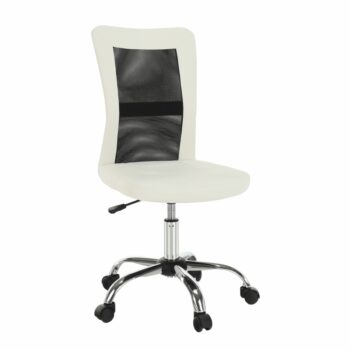 Elegancia a luxus je to čo Vám napadne ako prvé pri pohľade na kancelárske kreslo IDOR NEW. Rozmery kresla sú (ŠxHxV): 43x59x90-100 cm. Výška sedu sa dá nastaviť v rozpätí 43-53 cm. Hĺbka sedu je 42 cm a šírka sedu je 42 cm. Výška chrbtovej opierky má 57 cm a jej šírka má 39 cm. Čalúnené je bielou…