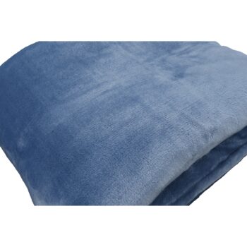 KONDELA Kasala Typ 1 obojstranná baránková deka 127x152 cm sivomodrá – Obrázok 6