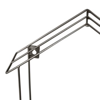 KONDELA Kasita polica čierna / orech – Obrázok 4