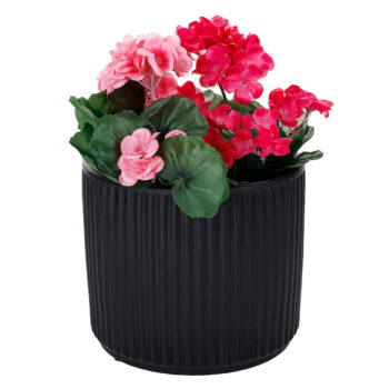 Hlinený kvetináč Kelso Typ 2 v elegantnej čiernej farbe je ideálnym doplnkom pre váš interiér. Tento moderný kvetináč od značky KONDELA sa vyznačuje svojím okrúhlym tvarom a tmavým farebným prevedením, ktoré dodáva priestoru sofistikovaný vzhľad. S rozmermi 26 cm na šírku a hĺbku a výškou 23 cm…