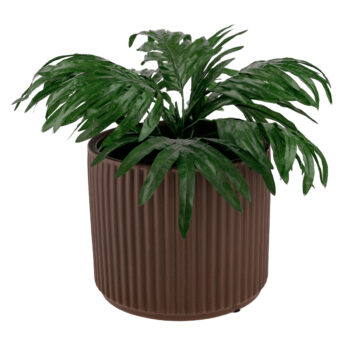 Hlinený kvetináč Kelso Typ 2 v elegantnej hnedej farbe je ideálnym doplnkom pre váš interiér. Tento moderný kvetináč od značky KONDELA je navrhnutý tak, aby priniesol do vášho domova prírodný a štýlový vzhľad. Jeho okrúhly tvar a tmavé farebné prevedenie dodávajú priestoru…