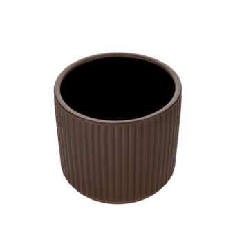Hlinený kvetináč Kelso Typ 2 v elegantnej hnedej farbe je ideálnym doplnkom pre váš interiér. Tento moderný kvetináč od značky KONDELA je navrhnutý tak, aby priniesol do vášho domova prírodný a štýlový vzhľad. Jeho okrúhly tvar a tmavé farebné prevedenie dodávajú priestoru…