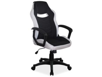 KENTAKA je otočné kancelárske kreslo v atraktívnom prevedení. Je vhodné do každej pracovne, kancelárie, či študentskej izby.Disponuje mechanizmom TILT, ktorým sa nastavuje výška, polohuje opierka a sedák.Kreslo je čalúnené kvalitnou látkou. Farebné prevedenie je v kombinácii čiernej a šedej farby.Pre zvýšenie komfortu má kreslo opierku hlavy i praktické lakťové opierky. Kreslo disponuje plastovým nosným krížom. Kolieska kresla sú vyrobené z gumy.  Rozmery:Výška : 106-116 cmVýška sedenia : 44 - 54 cmŠírka : 59 cmHĺbka : 49 cmNosnosť kresla je 140 kg.Dodávame v demontovanom stave.