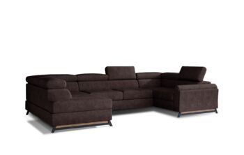 Kesada je jednoduchý tvar, ale elegantný a veľmi štýlový kút s rozmermi 330 x 190 x 98 cm je udržiavaný v exkluzívnom štýle.Sedacia súprava je multifunkčný kus nábytku, pretože okrem priestrannej sedačky na relax počas dňa ju možno využiť aj ako miesto na regeneráciu a oddych v noci. Vďaka mechanizmu typu delfín - ľahko a rýchlo premeníme každodennú pohovku na pohodlnú posteľ s rozmermi 110 x 250 cm.Priestranný kontajner na lôžkoviny umiestnený v otomane nám pomôže vrátiť sa k návratnej forme dennej pohovky. Výnimočné pohodlie a komfort, ktoré umocňujú zážitok z maximálneho pohodlia, má na svedomí 45 cm vysoký sedák vyrobený z unikátnych pien - T30 a HR. Okrem toho zvyšujú pružnosť a elasticitu pohovky a zabraňujú vzniku nevzhľadných dutín v jej štruktúre.Orientácia rohu: ľavý, sedaciu súpravu je možné objednať aj v pravom prevedení.Poťahová látka: Dora 28Ponúka možnosť nastavenia opierky hlavy vyplnené PUR penou T25 a elegantné kovové nohy,ktoré zaistia vzdušnosť.Rozmery:ŠxHxV: 330 cm x 190 cm x 45-98 cmhĺbka sedu: 55 cmvýška sedu: 45 cmplocha na spanie: 110 x 250 cmhustota peny sedenie: T30+HRhustota peny opierka: T25hmotnosť: 230 kg Kesada je sedacia súprava, ktorá bude zaručene obľubeným kúskom nábytku vo Vašej domácnosti.Nastavenie Vášho displeja môže spôsobiť odchýlku vo farbe vzoriek poťahových látok.