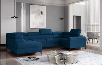 Kesada je jednoduchý tvar, ale elegantný a veľmi štýlový kút s rozmermi 330 x 190 x 98 cm je udržiavaný v exkluzívnom štýle.Sedacia súprava je multifunkčný kus nábytku, pretože okrem priestrannej sedačky na relax počas dňa ju možno využiť aj ako miesto na regeneráciu a oddych v noci. Vďaka mechanizmu typu delfín - ľahko a rýchlo premeníme každodennú pohovku na pohodlnú posteľ s rozmermi 110 x 250 cm.Priestranný kontajner na lôžkoviny umiestnený v otomane nám pomôže vrátiť sa k návratnej forme dennej pohovky. Výnimočné pohodlie a komfort, ktoré umocňujú zážitok z maximálneho pohodlia, má na svedomí 45 cm vysoký sedák vyrobený z unikátnych pien - T30 a HR. Okrem toho zvyšujú pružnosť a elasticitu pohovky a zabraňujú vzniku nevzhľadných dutín v jej štruktúre.Orientácia rohu: ľavý, sedaciu súpravu je možné objednať aj v pravom prevedení.Poťahová látka: Monilith 77Ponúka možnosť nastavenia opierky hlavy vyplnené PUR penou T25 a elegantné kovové nohy,ktoré zaistia vzdušnosť.Rozmery:ŠxHxV: 330 cm x 190 cm x 45-98 cmhĺbka sedu: 55 cmvýška sedu: 45 cmplocha na spanie: 110 x 250 cmhustota peny sedenie: T30+HRhustota peny opierka: T25hmotnosť: 230 kg Kesada je sedacia súprava, ktorá bude zaručene obľubeným kúskom nábytku vo Vašej domácnosti.Nastavenie Vášho displeja môže spôsobiť odchýlku vo farbe vzoriek poťahových látok.