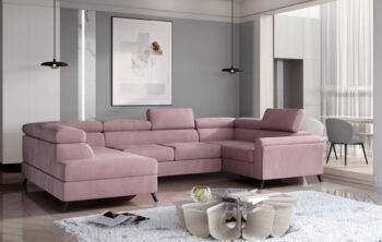 Kesada je jednoduchý tvar, ale elegantný a veľmi štýlový kút s rozmermi 330 x 190 x 98 cm je udržiavaný v exkluzívnom štýle.Sedacia súprava je multifunkčný kus nábytku, pretože okrem priestrannej sedačky na relax počas dňa ju možno využiť aj ako miesto na regeneráciu a oddych v noci. Vďaka mechanizmu typu delfín - ľahko a rýchlo premeníme každodennú pohovku na pohodlnú posteľ s rozmermi 110 x 250 cm.Priestranný kontajner na lôžkoviny umiestnený v otomane nám pomôže vrátiť sa k návratnej forme dennej pohovky. Výnimočné pohodlie a komfort, ktoré umocňujú zážitok z maximálneho pohodlia, má na svedomí 45 cm vysoký sedák vyrobený z unikátnych pien - T30 a HR. Okrem toho zvyšujú pružnosť a elasticitu pohovky a zabraňujú vzniku nevzhľadných dutín v jej štruktúre.Orientácia rohu: ľavý, sedaciu súpravu je možné objednať aj v pravom prevedení.Poťahová látka: Monolith 63Ponúka možnosť nastavenia opierky hlavy vyplnené PUR penou T25 a elegantné kovové nohy,ktoré zaistia vzdušnosť.Rozmery:ŠxHxV: 330 cm x 190 cm x 45-98 cmhĺbka sedu: 55 cmvýška sedu: 45 cmplocha na spanie: 110 x 250 cmhustota peny sedenie: T30+HRhustota peny opierka: T25hmotnosť: 230 kg Kesada je sedacia súprava, ktorá bude zaručene obľubeným kúskom nábytku vo Vašej domácnosti.Nastavenie Vášho displeja môže spôsobiť odchýlku vo farbe vzoriek poťahových látok.