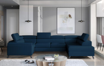 Kesada je jednoduchý tvar, ale elegantný a veľmi štýlový kút s rozmermi 330 x 190 x 98 cm je udržiavaný v exkluzívnom štýle.Sedacia súprava je multifunkčný kus nábytku, pretože okrem priestrannej sedačky na relax počas dňa ju možno využiť aj ako miesto na regeneráciu a oddych v noci. Vďaka mechanizmu typu delfín - ľahko a rýchlo premeníme každodennú pohovku na pohodlnú posteľ s rozmermi 110 x 250 cm.Priestranný kontajner na lôžkoviny umiestnený v otomane nám pomôže vrátiť sa k návratnej forme dennej pohovky. Výnimočné pohodlie a komfort, ktoré umocňujú zážitok z maximálneho pohodlia, má na svedomí 45 cm vysoký sedák vyrobený z unikátnych pien - T30 a HR. Okrem toho zvyšujú pružnosť a elasticitu pohovky a zabraňujú vzniku nevzhľadných dutín v jej štruktúre.Orientácia rohu: pravý, sedaciu súpravu je možné objednať aj v ľavom prevedení.Poťahová látka: Monolith 77Ponúka možnosť nastavenia opierky hlavy vyplnené PUR penou T25 a elegantné kovové nohy,ktoré zaistia vzdušnosť.Rozmery:ŠxHxV: 330 cm x 190 cm x 45-98 cmhĺbka sedu: 55 cmvýška sedu: 45 cmplocha na spanie: 110 x 250 cmhustota peny sedenie: T30+HRhustota peny opierka: T25hmotnosť: 230 kg Kesada je sedacia súprava, ktorá bude zaručene obľubeným kúskom nábytku vo Vašej domácnosti.Nastavenie Vášho displeja môže spôsobiť odchýlku vo farbe vzoriek poťahových látok.