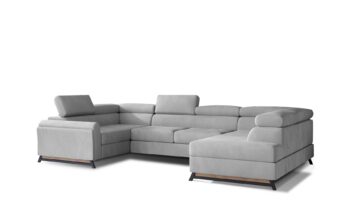 Kesada je jednoduchý tvar, ale elegantný a veľmi štýlový kút s rozmermi 330 x 190 x 98 cm je udržiavaný v exkluzívnom štýle.Sedacia súprava je multifunkčný kus nábytku, pretože okrem priestrannej sedačky na relax počas dňa ju možno využiť aj ako miesto na regeneráciu a oddych v noci. Vďaka mechanizmu typu delfín - ľahko a rýchlo premeníme každodennú pohovku na pohodlnú posteľ s rozmermi 110 x 250 cm.Priestranný kontajner na lôžkoviny umiestnený v otomane nám pomôže vrátiť sa k návratnej forme dennej pohovky. Výnimočné pohodlie a komfort, ktoré umocňujú zážitok z maximálneho pohodlia, má na svedomí 45 cm vysoký sedák vyrobený z unikátnych pien - T30 a HR. Okrem toho zvyšujú pružnosť a elasticitu pohovky a zabraňujú vzniku nevzhľadných dutín v jej štruktúre.Orientácia rohu: pravý, sedaciu súpravu je možné objednať aj v ľavom prevedení.Poťahová látka: Monolith 84Ponúka možnosť nastavenia opierky hlavy vyplnené PUR penou T25 a elegantné kovové nohy,ktoré zaistia vzdušnosť.Rozmery:ŠxHxV: 330 cm x 190 cm x 45-98 cmhĺbka sedu: 55 cmvýška sedu: 45 cmplocha na spanie: 110 x 250 cmhustota peny sedenie: T30+HRhustota peny opierka: T25hmotnosť: 230 kg Kesada je sedacia súprava, ktorá bude zaručene obľubeným kúskom nábytku vo Vašej domácnosti.Nastavenie Vášho displeja môže spôsobiť odchýlku vo farbe vzoriek poťahových látok.