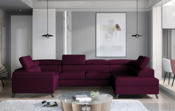 Kesada je jednoduchý tvar, ale elegantný a veľmi štýlový kút s rozmermi 330 x 190 x 98 cm je udržiavaný v exkluzívnom štýle.Sedacia súprava je multifunkčný kus nábytku, pretože okrem priestrannej sedačky na relax počas dňa ju možno využiť aj ako miesto na regeneráciu a oddych v noci. Vďaka mechanizmu typu delfín - ľahko a rýchlo premeníme každodennú pohovku na pohodlnú posteľ s rozmermi 110 x 250 cm.Priestranný kontajner na lôžkoviny umiestnený v otomane nám pomôže vrátiť sa k návratnej forme dennej pohovky. Výnimočné pohodlie a komfort, ktoré umocňujú zážitok z maximálneho pohodlia, má na svedomí 45 cm vysoký sedák vyrobený z unikátnych pien - T30 a HR. Okrem toho zvyšujú pružnosť a elasticitu pohovky a zabraňujú vzniku nevzhľadných dutín v jej štruktúre.Orientácia rohu: pravý, sedaciu súpravu je možné objednať aj v ľavom prevedení.Poťahová látka: Mat Velvet 68Ponúka možnosť nastavenia opierky hlavy vyplnené PUR penou T25 a elegantné kovové nohy,ktoré zaistia vzdušnosť.Rozmery:ŠxHxV: 330 cm x 190 cm x 45-98 cmhĺbka sedu: 55 cmvýška sedu: 45 cmplocha na spanie: 110 x 250 cmhustota peny sedenie: T30+HRhustota peny opierka: T25hmotnosť: 230 kg Kesada je sedacia súprava, ktorá bude zaručene obľubeným kúskom nábytku vo Vašej domácnosti.Nastavenie Vášho displeja môže spôsobiť odchýlku vo farbe vzoriek poťahových látok.