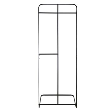 Stojan na šaty Kilby v elegantnej čiernej farbe je ideálnym riešením pre tých, ktorí hľadajú praktický a štýlový doplnok do svojho interiéru. Tento moderný stojan je vyrobený z kvalitného kovu, čo zaručuje jeho dlhú životnosť a stabilitu. S rozmermi 61 cm na šírku, 45 cm na hĺbku a výškou 163 cm…