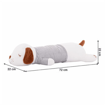 Plyšový psík Kingo Typ 1 je ideálnym spoločníkom pre deti aj dospelých, ktorí milujú mäkké a príjemné hračky. S dĺžkou 72 cm a kombináciou bielej a hnedej farby sa stane neoddeliteľnou súčasťou každej izby. Tento roztomilý psík je vyrobený z kvalitného polyesteru, čo zaručuje jeho jemnosť…