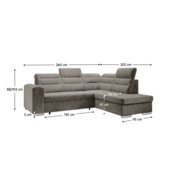 Sedačka je vyrobená z kvalitnej…