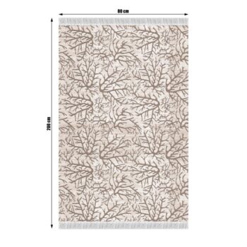 S jedinečným kobercom ARILA nádherne oživíte Vašu domácnosť. Vneste trochu prírody k Vám domov a zažívajte príjemnú tichú atmosféru, ktorú tento koberec vytvára. Jeho rozmery sú (ŠxD): 80x200 cm. Koberec sa skladá z troch vrstiev. Základ tvorí plsť, na ktorej je tenká penová vrstva. Povrch koberca…