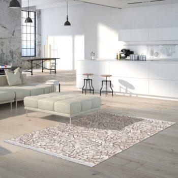 S jedinečným kobercom ARILA nádherne oživíte Vašu domácnosť. Vneste trochu prírody k Vám domov a zažívajte príjemnú tichú atmosféru, ktorú tento koberec vytvára. Jeho rozmery sú (ŠxD): 80x200 cm. Koberec sa skladá z troch vrstiev. Základ tvorí plsť, na ktorej je tenká penová vrstva. Povrch koberca…