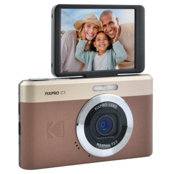 KODAK C1 Pixpro kompaktný fotoaparát, hnedá