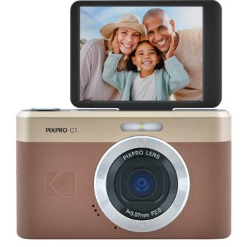 KODAK C1 Pixpro kompaktný fotoaparát, hnedá