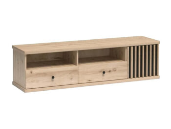 TV stolík Koli C-06 v elegantnom prevedení dub artisan a čierna je ideálnym doplnkom pre moderné interiéry. Tento kus nábytku od značky KONDELA ponúka nielen štýlový vzhľad, ale aj praktické využitie. S rozmermi 160,6 cm na šírku, 43,4 cm na výšku a 40,6 cm do hĺbky poskytuje…
