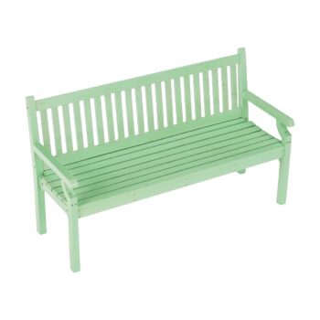 Drevená záhradná lavička KOLNA 150 cm sa stane obľúbeným miestom pre Váš odpočinok v záhrade v teplých slnečných dňoch. Jedinečný dizajn, ladné krivky, štýl a nadčasové prevedenie lavičky je to, čo Vaša záhrada potrebuje. Je vyrobená z dreva vo farebnom prevedení neo mint. Jej rozmery sú (ŠxHxV):…