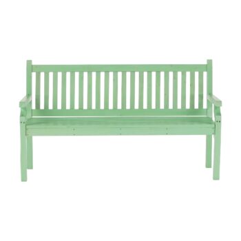 Drevená záhradná lavička KOLNA 150 cm sa stane obľúbeným miestom pre Váš odpočinok v záhrade v teplých slnečných dňoch. Jedinečný dizajn, ladné krivky, štýl a nadčasové prevedenie lavičky je to, čo Vaša záhrada potrebuje. Je vyrobená z dreva vo farebnom prevedení neo mint. Jej rozmery sú (ŠxHxV):…