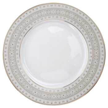 Predstavujeme vám elegantnú porcelánovú jedálenskú súpravu Kominor Typ 2, ktorá sa skladá z 18 kusov a je ideálnym doplnkom pre každú modernú domácnosť. Táto súprava vyniká svojím sofistikovaným dizajnom v kombinácii bielej, sivej a zlatej farby, čo jej dodáva nadčasový vzhľad.