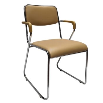 Dizajn a moderný štýl konferenčnej stoličky DERYA dokáže vniesť do nudnej miestnosti nádych luxusu. Rozmery stoličky sú (ŠxHxV): 53x57x79 cm. Výška sedu je 43 cm, hĺbka sedu je 42 cm a šírka sedu je 41 cm. Šírka chrbtovej opierky má 41 cm a jej výška má 38 cm. Stolička je vyrobená z ekokože…