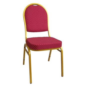 Luxus a elegancia. Toto všetko v sebe má konferenčná stolička JEFF 3 NEW. Rozmery stoličky sú (ŠxHxV): 45,5x56,5x93 cm. Výška sedu je 44,5 cm, hĺbka sedu je 40,5 cm a šírka sedu je 39 cm. Šírka chrbtovej opierky má 40 cm a jej výška má 51 cm. Stolička je vyrobená z červenej látky. Stabilnú a pevnú…