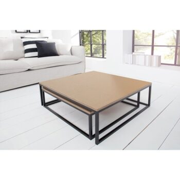 Čo tak rovno dva konferenčné stolíky namiesto jedného? Set dvoch konferenčných stolíkov KASTLER si okamžite obľúbite. Či ich umiestnite vedľa seba, oddelene alebo jeden pod druhý, tieto stolíky určite upútajú pozornosť svojím dizajnom. Vyrobené sú z laminovanej MDF (drevovláknitá doska) vo farebnom…