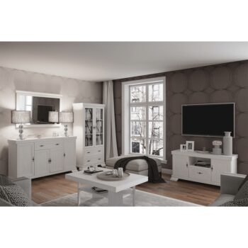 KONDELA Kora KB New rustikálny pc stôl sosna andersen – Obrázok 2