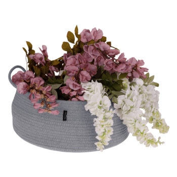 Pletený kôš Koralo s rozmermi 39x17 cm v elegantnej sivej farbe je ideálnym doplnkom pre váš interiér. Tento moderný kôš od značky KONDELA kombinuje praktickosť s estetickým vzhľadom, čím sa stáva skvelou voľbou pre organizáciu a uskladnenie rôznych predmetov vo…