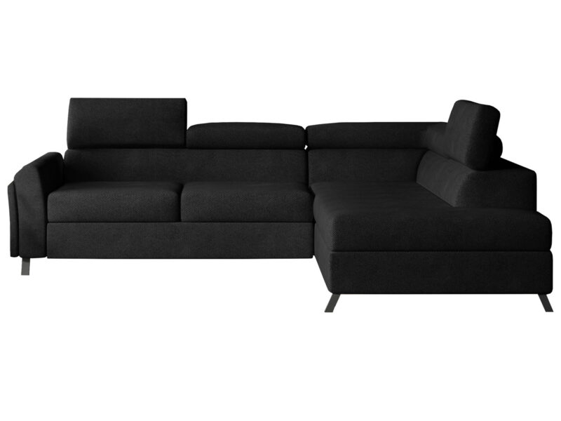 NABBI Korense P rohová sedačka s rozkladom a úložným priestorom čierna (Soro 100) Ak túžite mať doma dokonalú sedačku, ktorá Vám okrem pohodlia a komfortu, rozžiari Vašu obývačku a bude nie len praktická, ale predovšetkým bude lahodiť oku, sedačka KORENSE P je tou správnou voľbou pre Vás. Sedačka skvele zapadne do menšej obývačky, ale bude dokonalou ozdobou a moderným…