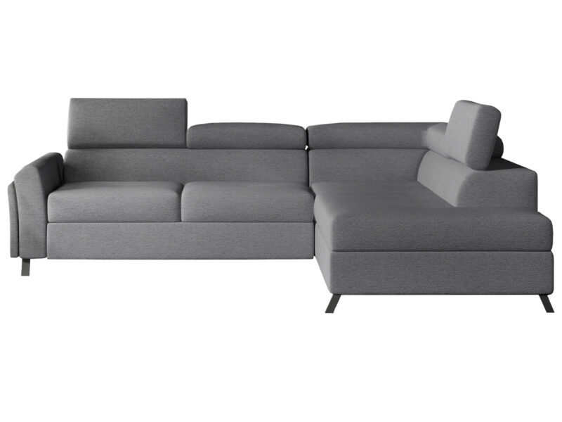 KORENSE-P-ROHOVA-SEDACKA-PRIMO-96-NABBI-2 NABBI Korense P rohová sedačka s rozkladom a úložným priestorom antracitová – Obrázok 1