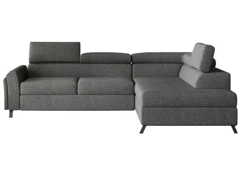 NABBI Korense P rohová sedačka s rozkladom a úložným priestorom tmavosivá (Inari 96) Ak túžite mať doma dokonalú sedačku, ktorá Vám okrem pohodlia a komfortu, rozžiari Vašu obývačku a bude nie len praktická, ale predovšetkým bude lahodiť oku, sedačka KORENSE P je tou správnou voľbou pre Vás. Sedačka skvele zapadne do menšej obývačky, ale bude dokonalou ozdobou a moderným…