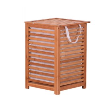 Dizajnovým a najmä praktickým pomocníkom do Vašej domácnosti je kôš na bielizeň BASKET. Rozmery koša sú (ŠxHxV): 40x40x58 cm. Na jeho výrobu bol použitý lakovaný bambus v prírodnom prevedení. Textilná vložka je vyberateľná s možnosťou prania v práčke. Vyrobená je z látky zo 100% polyesteru…