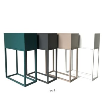 Praktický a veľmi štýlový kovový kvetináč INDIZE TYP 2 je ideálnym pomocníkom, ktorý zaručene všestranne využijete. Rozmery kvetináča sú (ŠxHxV): 35x15x50 cm. Výška kvetináča bez stojana je 15 cm. Vyrobený je z pevného kovu, ktorý drží stabilitu celej konštrukcie. Farebné prevedenie má…