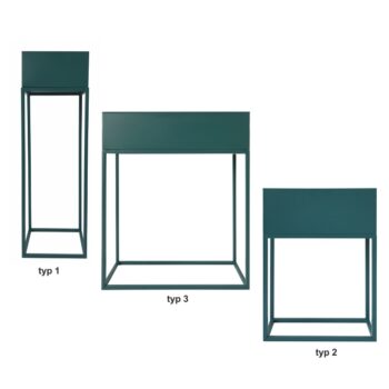 Praktický a veľmi štýlový kovový kvetináč INDIZE TYP 2 je ideálnym pomocníkom, ktorý zaručene všestranne využijete. Rozmery kvetináča sú (ŠxHxV): 35x15x50 cm. Výška kvetináča bez stojana je 15 cm. Vyrobený je z pevného kovu, ktorý drží stabilitu celej konštrukcie. Farebné prevedenie má…