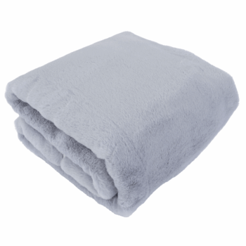 Ideálnym spoločníkom na chladné noci či užívanie piatkového večera pri dobrom filme je kožušinová deka RABITA TYP 9 NEW. Rozmery deky sú (ŠxD): 150x180 cm. Deka je vyrobená z kvalitného 100% polyesterového vlákna. Farebné prevedenie deky je jemná svetlosivá. Výška vlasu je 1,7 cm a gramáž je 700g…